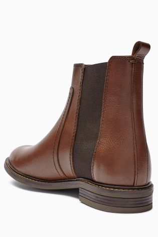 Casual Leather Chelsea Boots